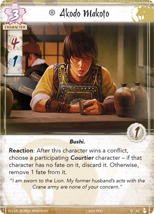 Legend of the Five Rings : The Card Game - Masters of the Court Clan Pack